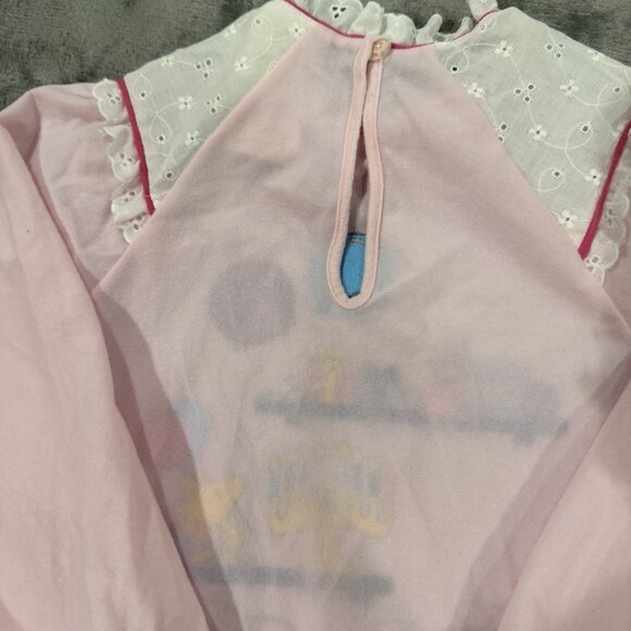 Vintage 1988 Peanuts Snoopy & Belle Happy Holiday Nightgown Girls Size 14/16 - Picture 5 of 7